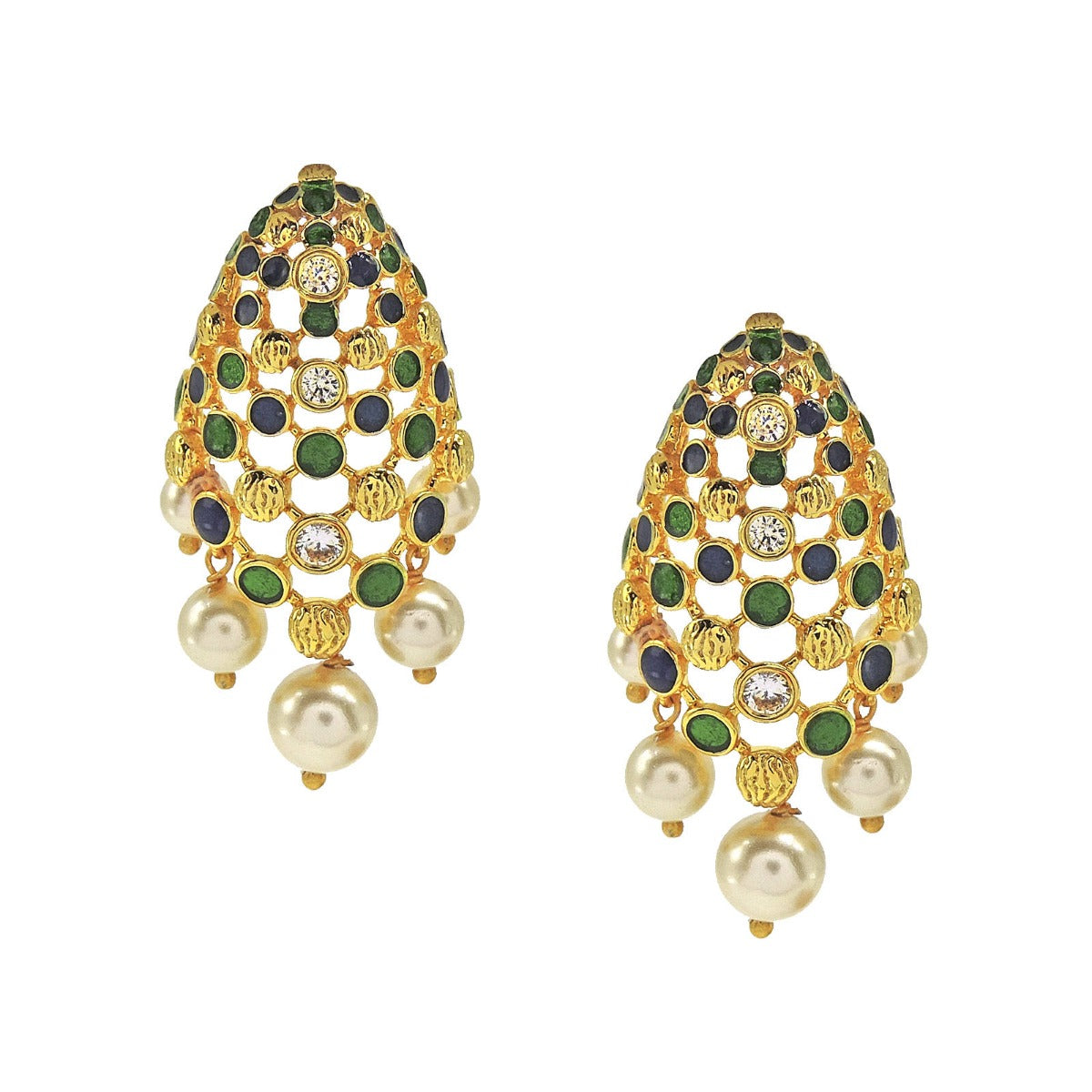 Scattered Miracle Plate Stud Earrings