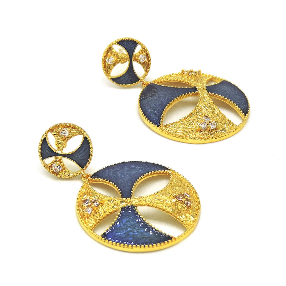 Keya Circlet Drop Earrings
