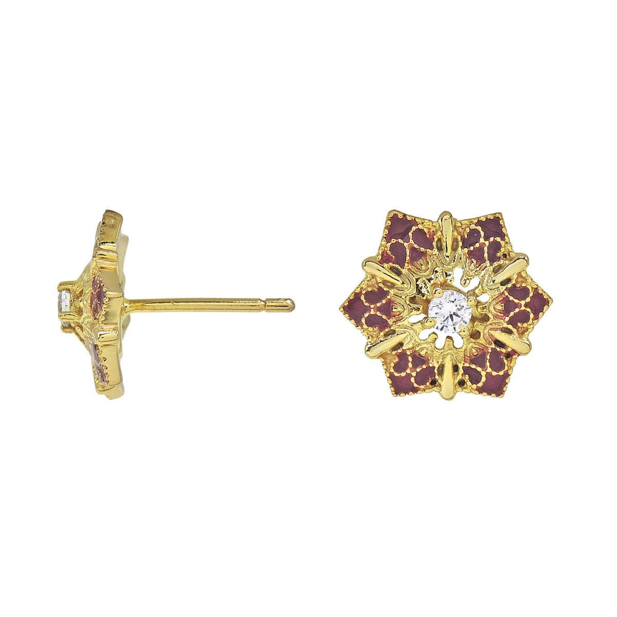 Pretty Petals Stud Earrings