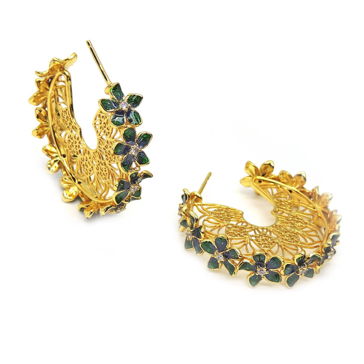 Dark Fantasy Hoop Earrings
