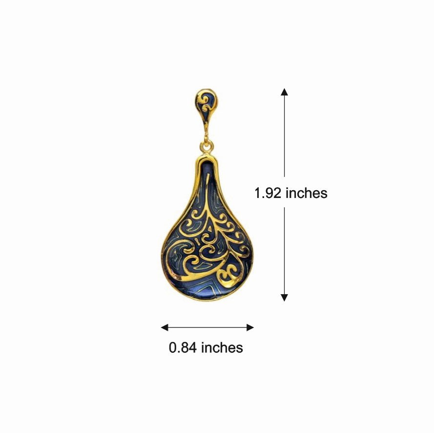 Lisa Enamel Drop Earrings