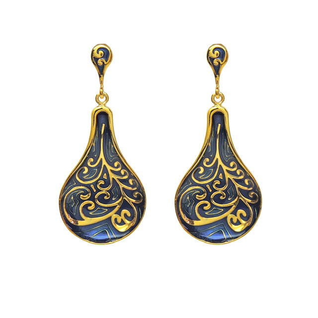 Lisa Enamel Drop Earrings