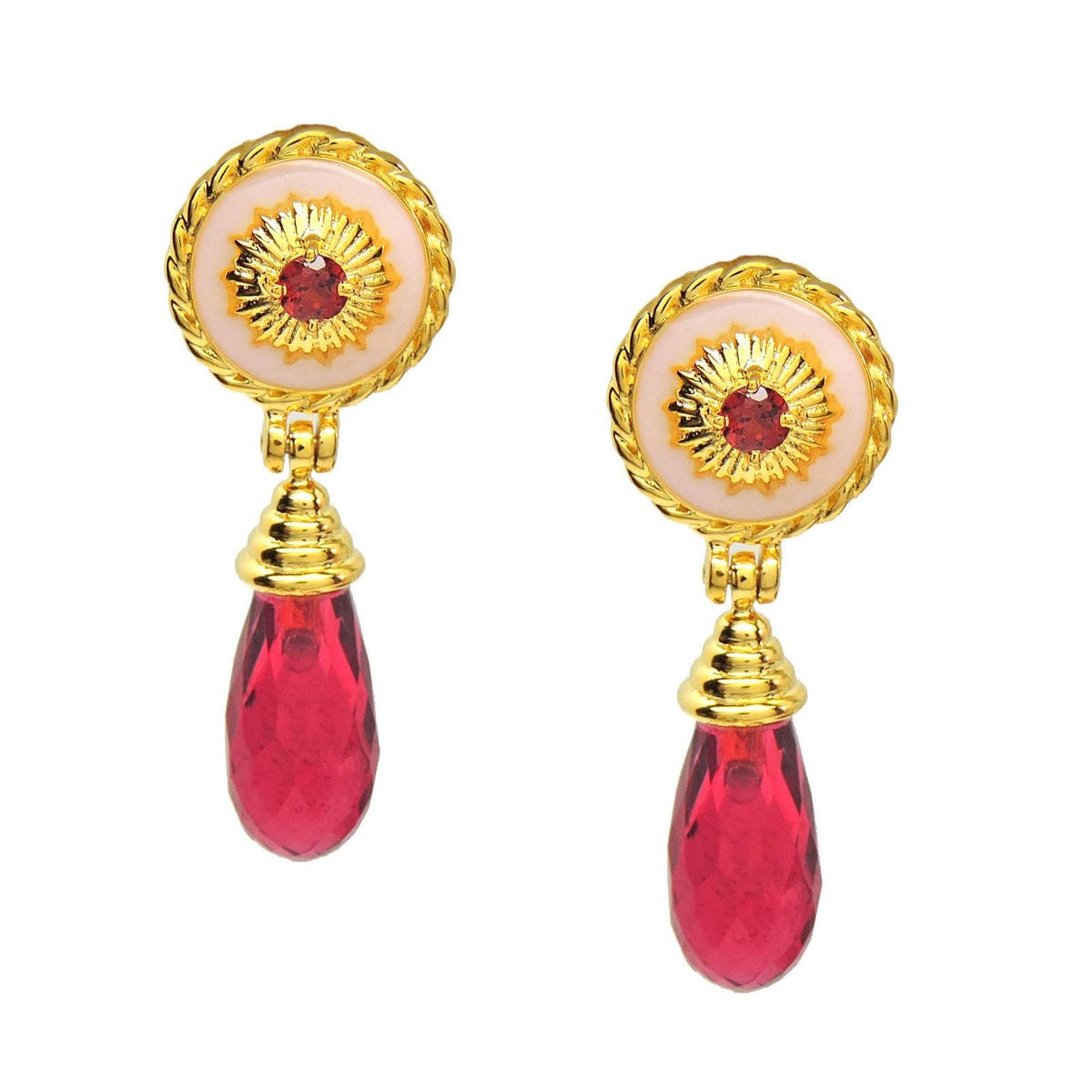 Arwa Enamel Drop Earrings