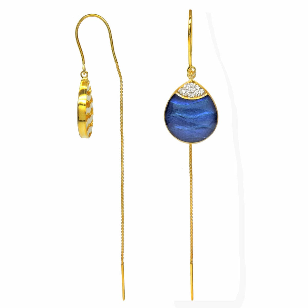 Dew Drop Sui Dhaga Earrings