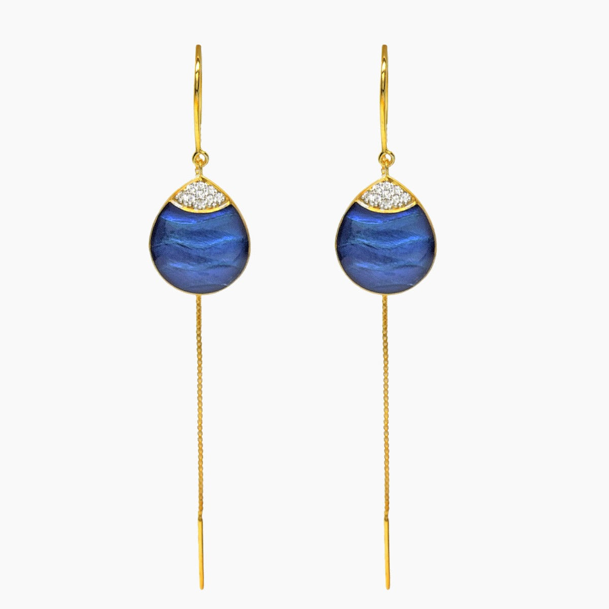 Dew Drop Sui Dhaga Earrings
