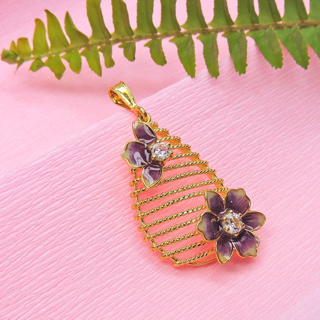 Forever Floret Enamel Necklace