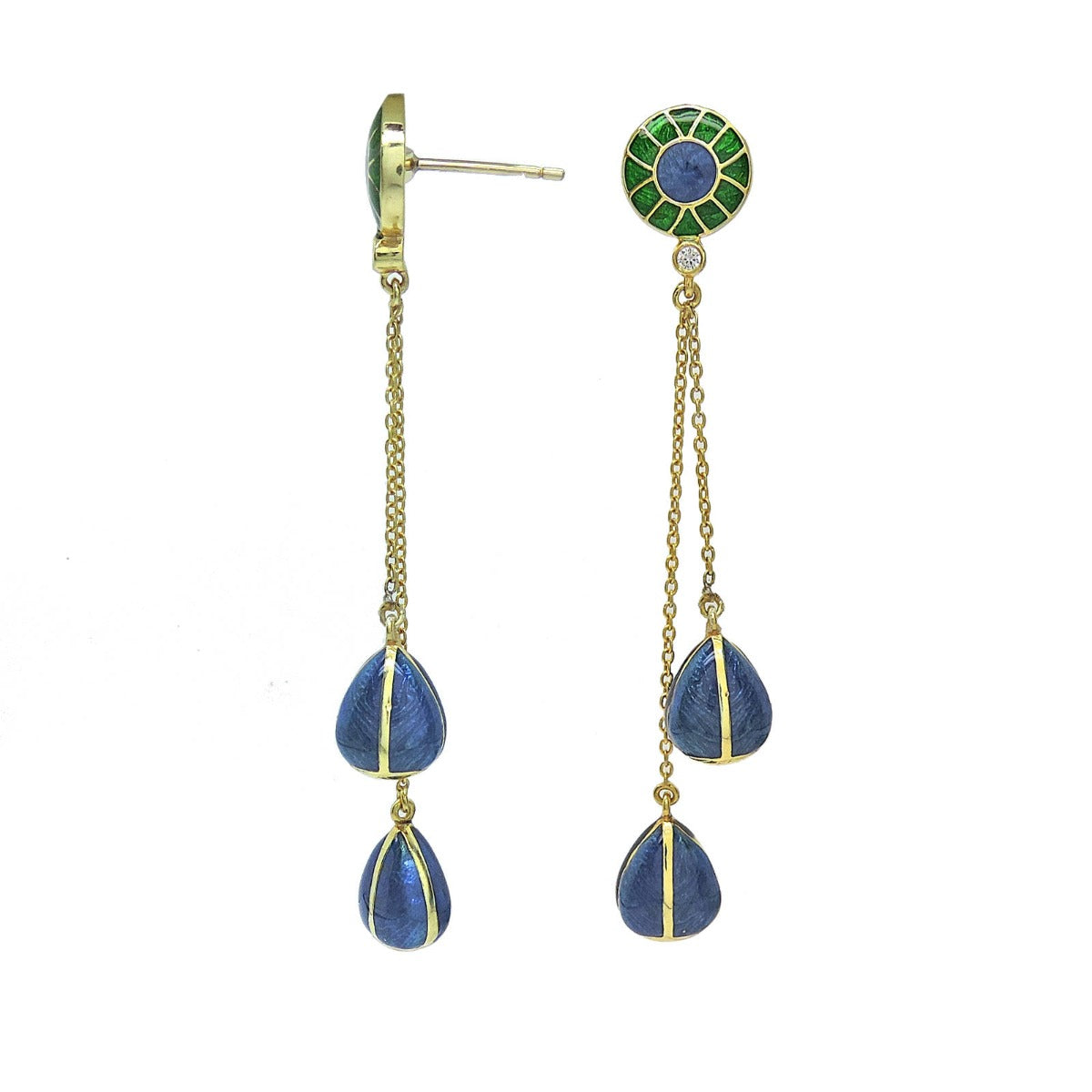 Elyse Enamel Drop Earrings