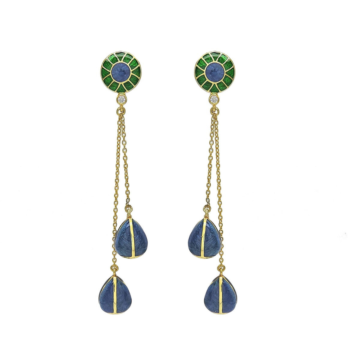 Elyse Enamel Drop Earrings