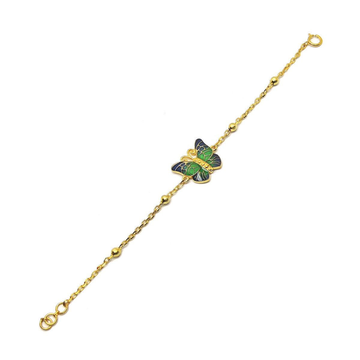 Flutter Butterfly Kids Enamel Bracelet