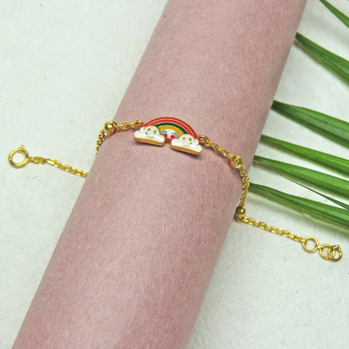 Rainbow Kids Enamel Bracelet