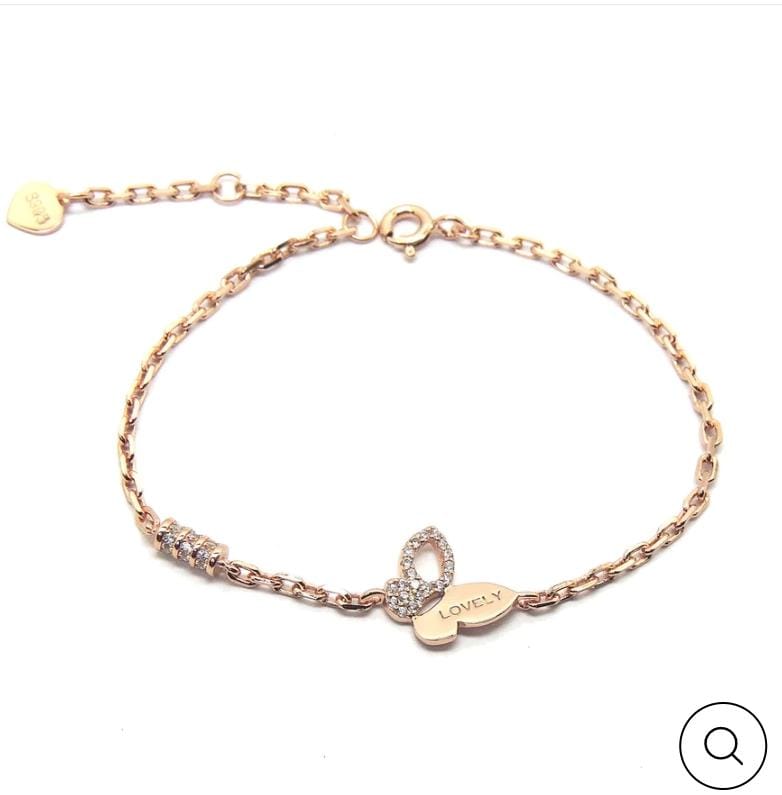 Bloom In Butterfly Chain Bracelet