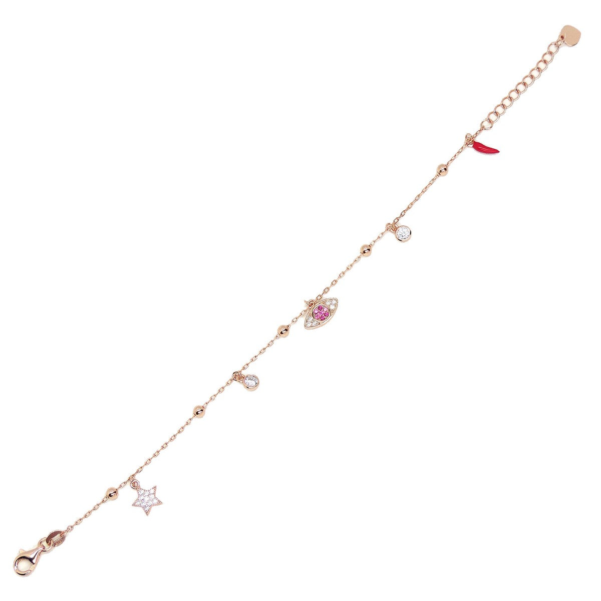 Delicate Eye Chain Bracelet