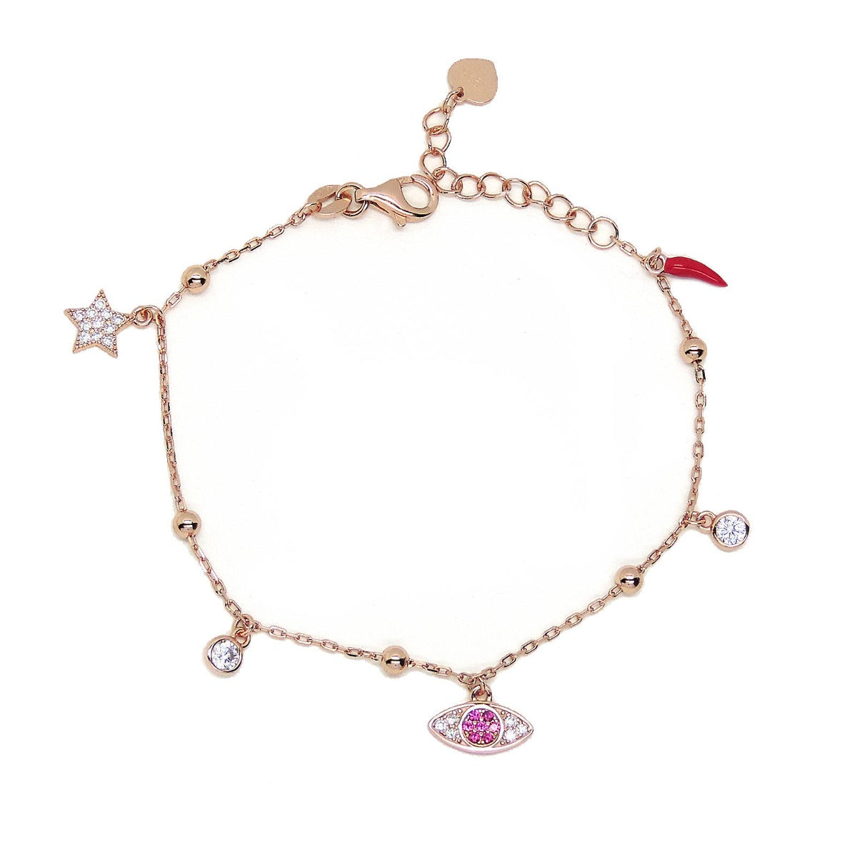 Delicate Eye Chain Bracelet