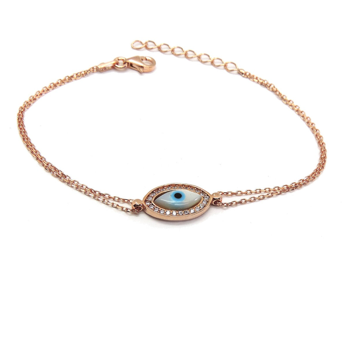 Infinity Evil Eye Chain Bracelet