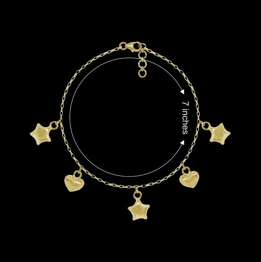 Galaxy Love Charm Bracelet