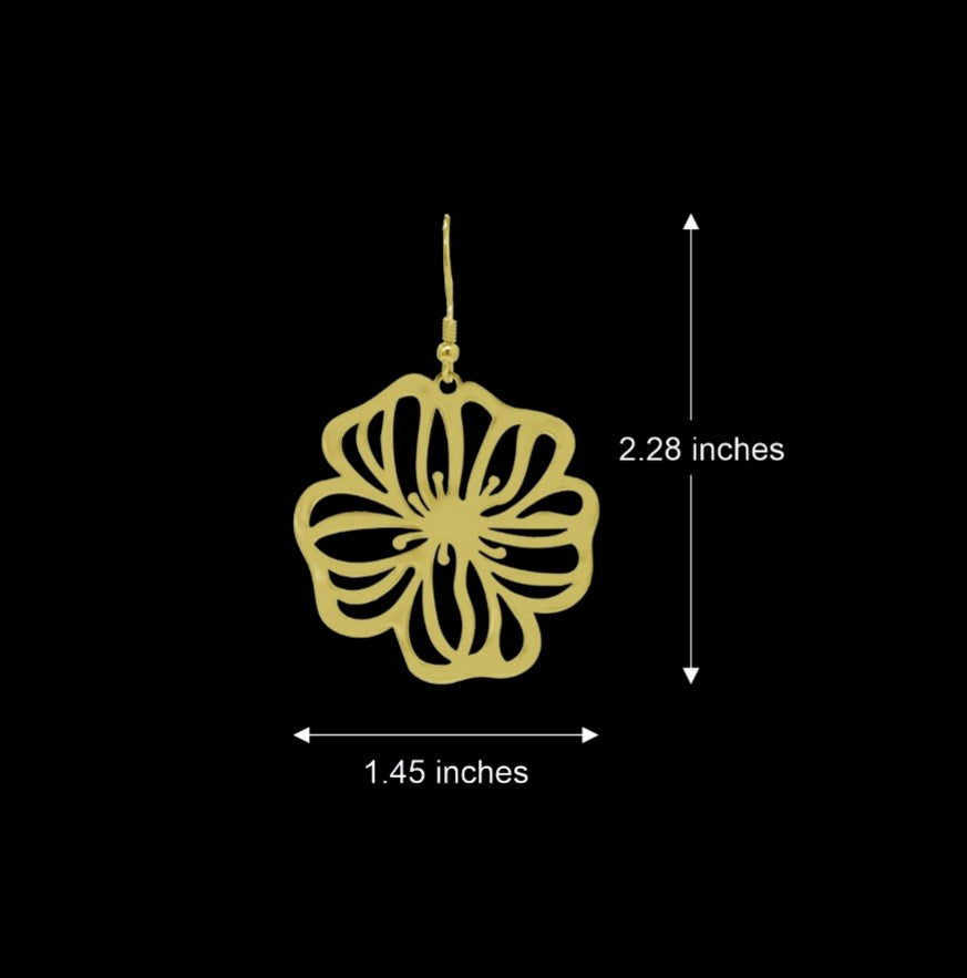 Fascinating Daisy Drop Earrings