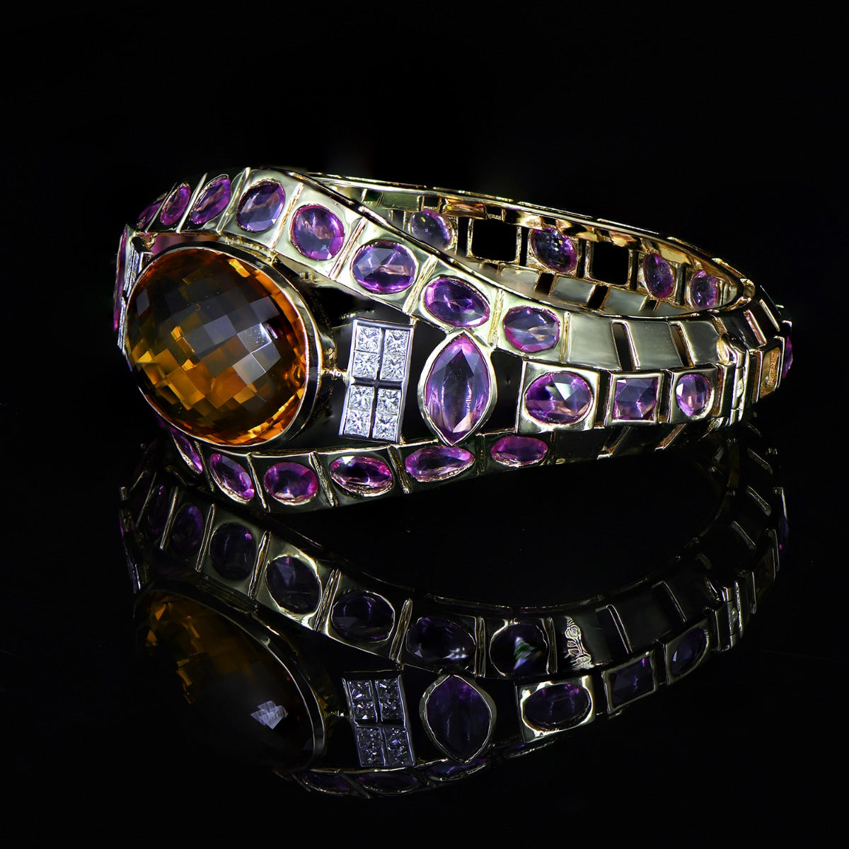 Majestic Mira Gemstone Bangle