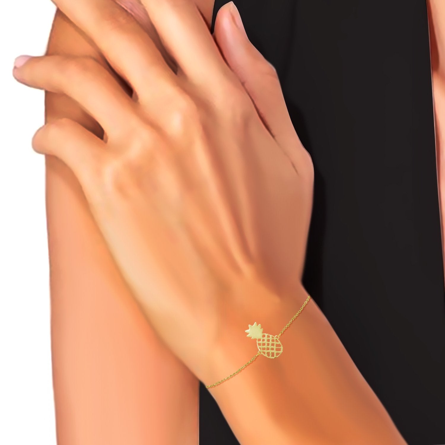 Golden Pineapple Bracelet