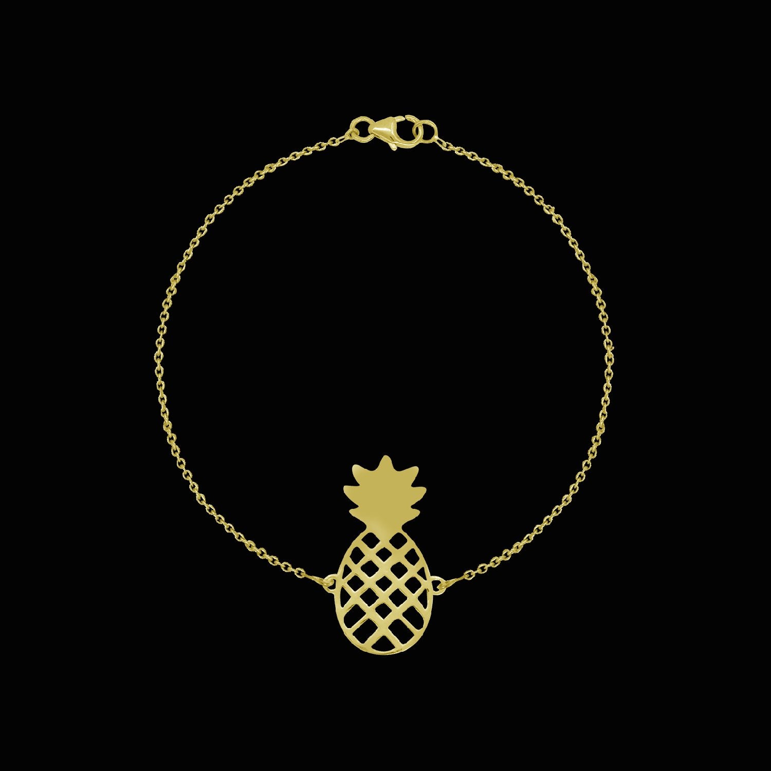 Golden Pineapple Bracelet