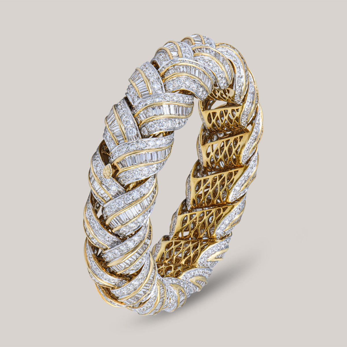 Diamond Encrusted Bangle