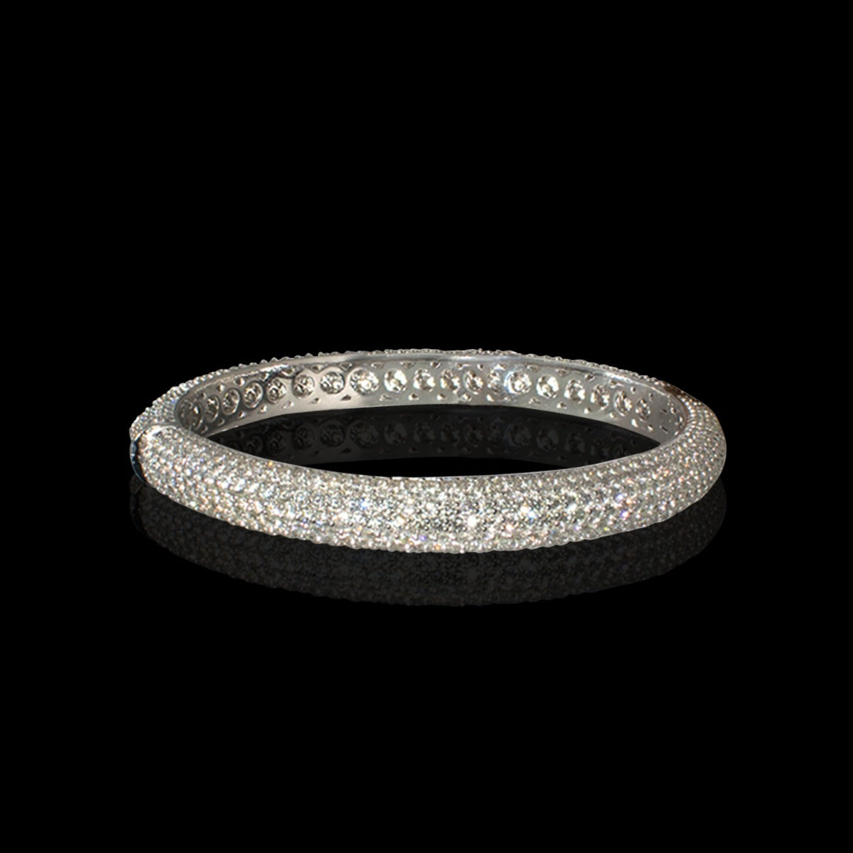 Scarlett Sparkle White Diamond Bangle