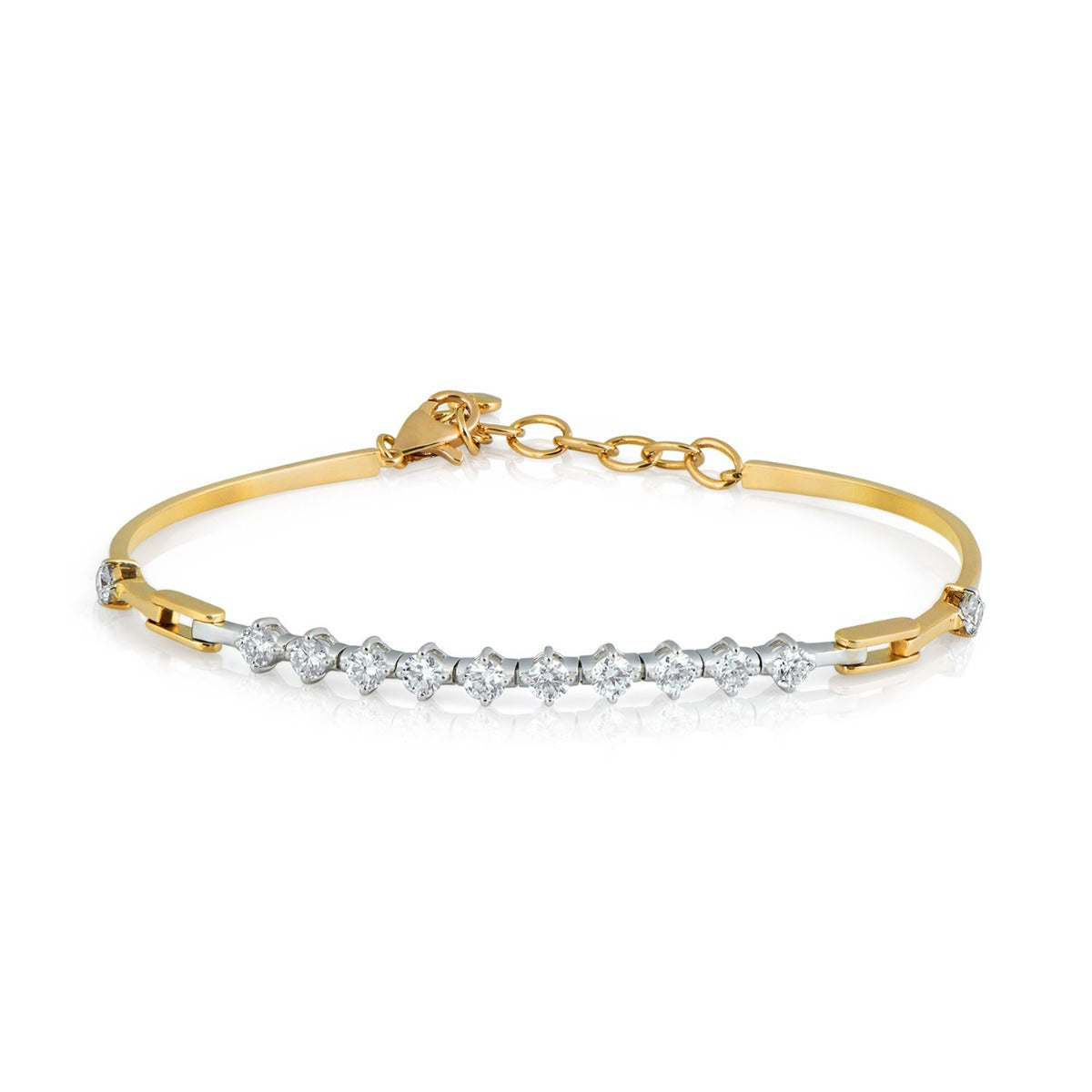 Dainty White Diamond Bracelet