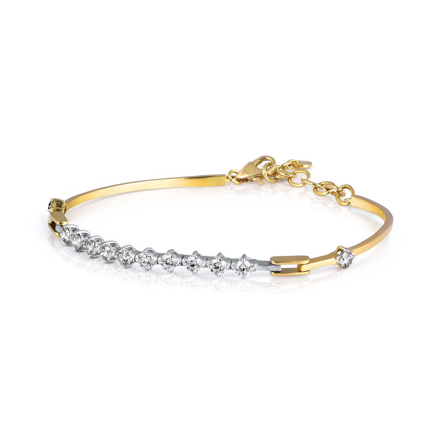 Dainty White Diamond Bracelet