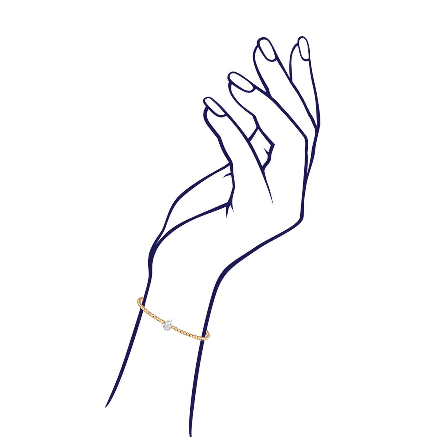 Diya Centric Diamond Bracelet