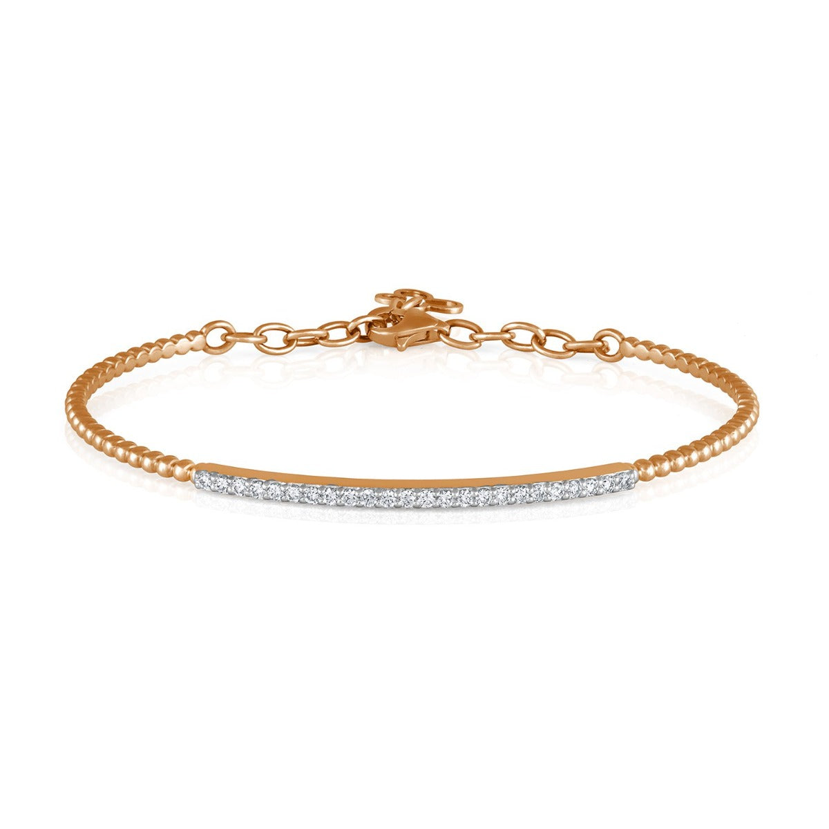Single File Diamond Bracelet