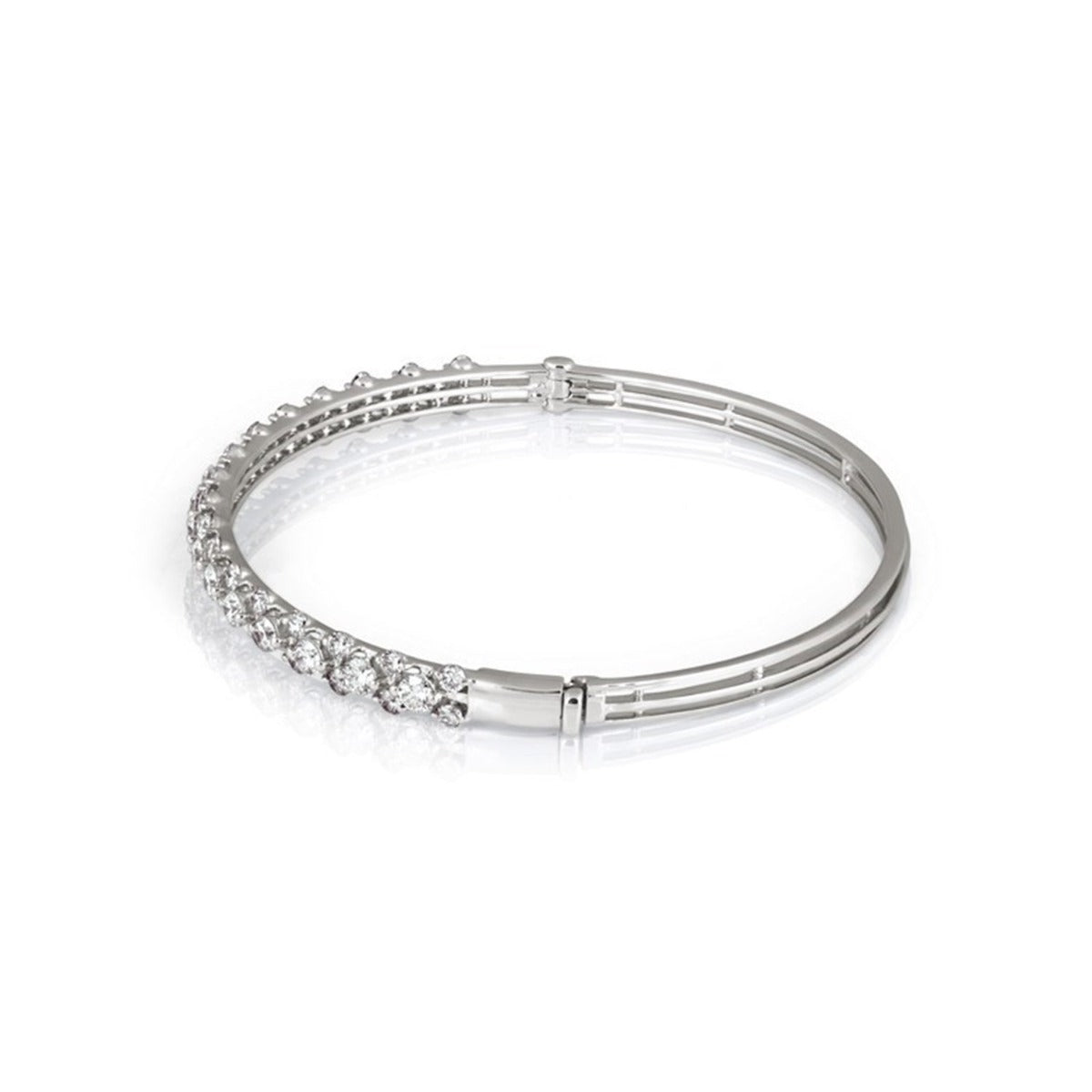Dainty Diamond Stacked Bracelet