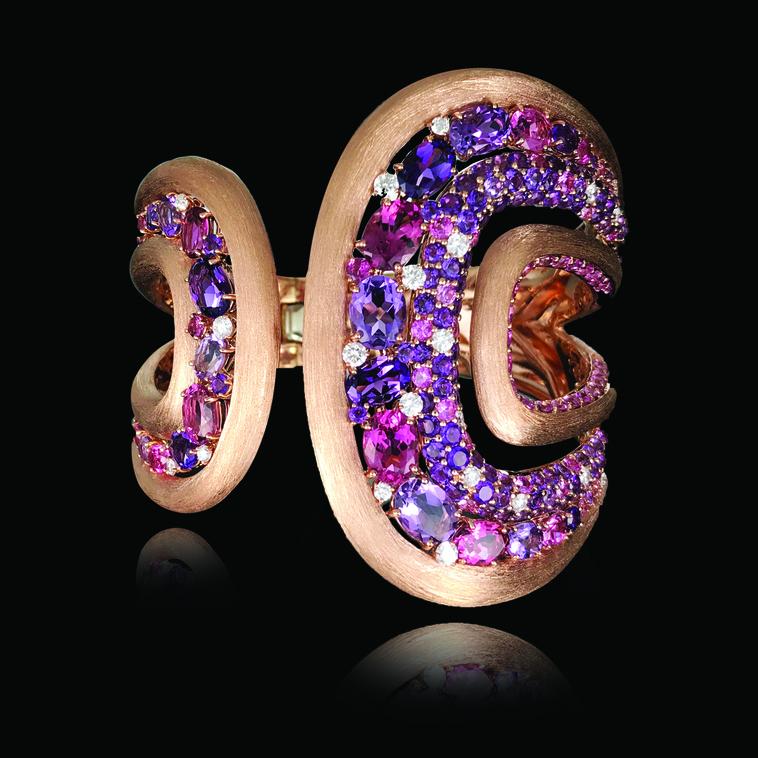 Multi Stone Diamond Cuff