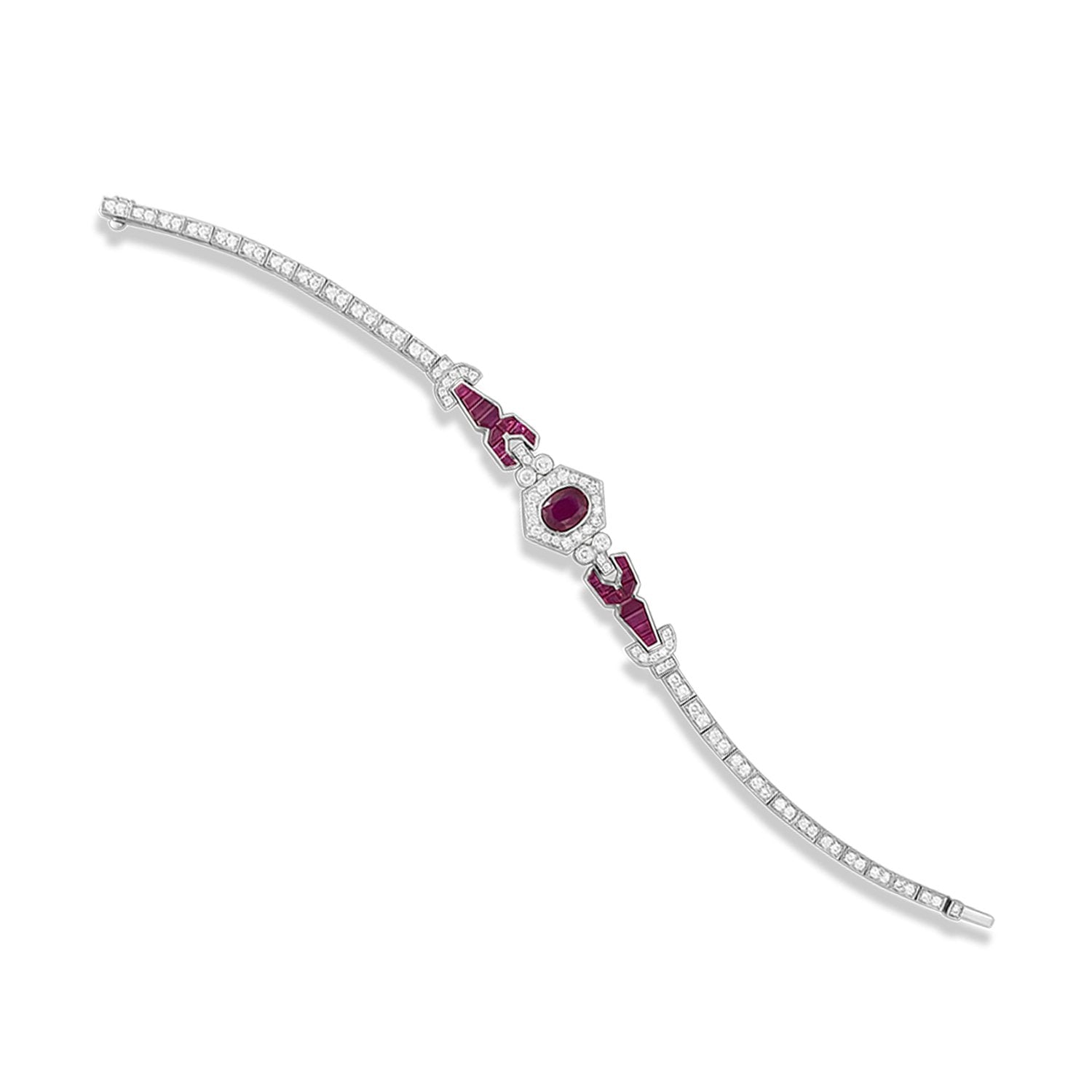 Ruby Sleek Diamond Bracelet
