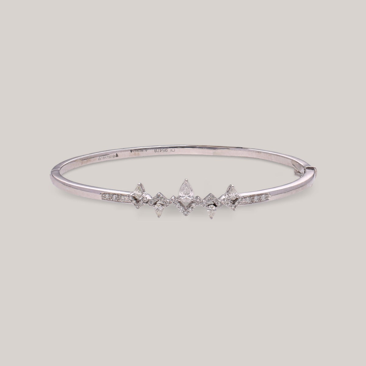 Staccato Sparkle Diamond Bangle