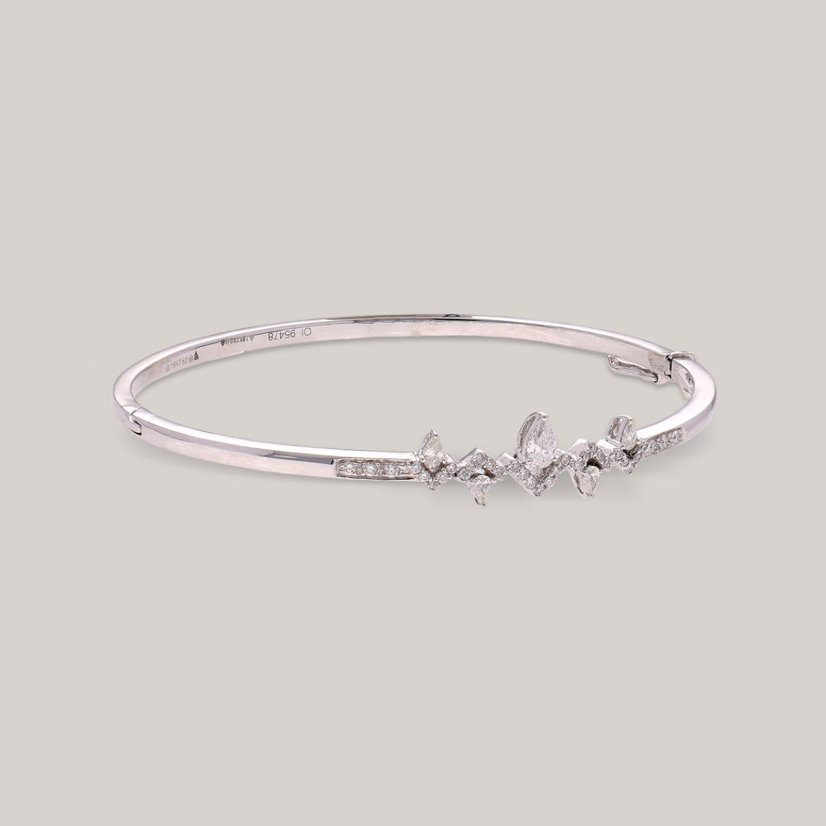 Staccato Sparkle Diamond Bangle