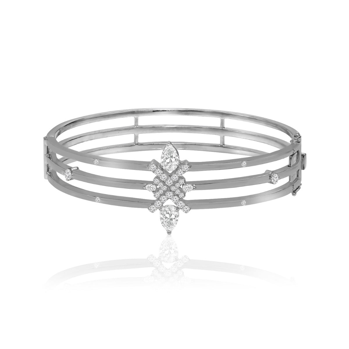 Trio Band Diamond Bracelet