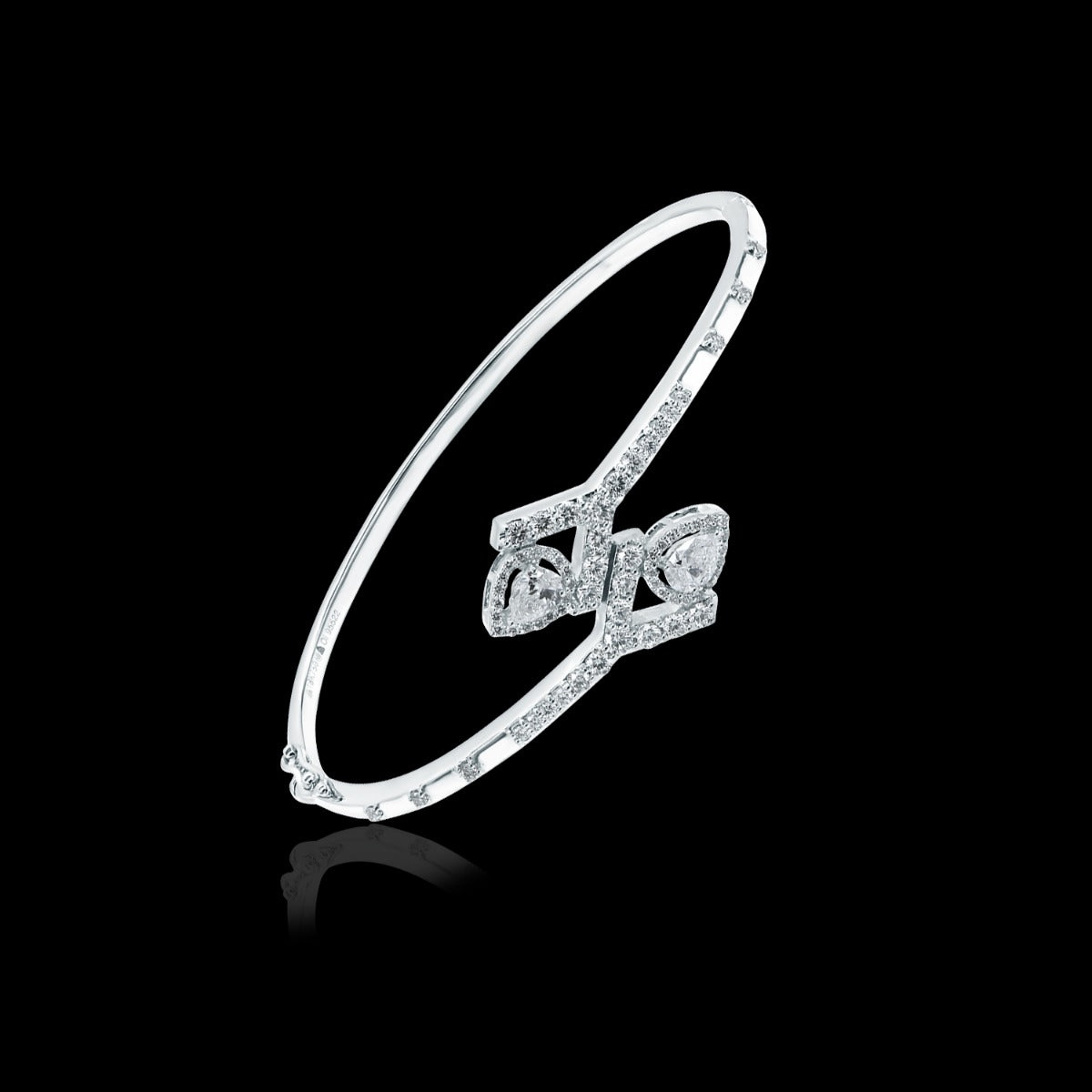 Sparkling Drop Diamond Bracelet