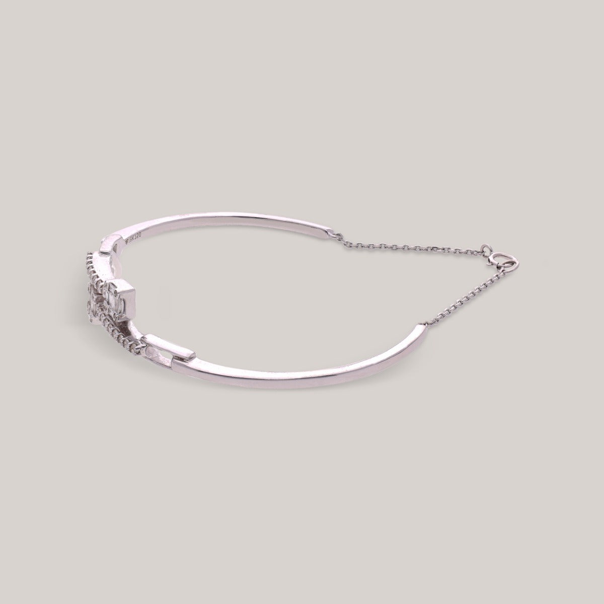 Duo Cube Diamond Bangle