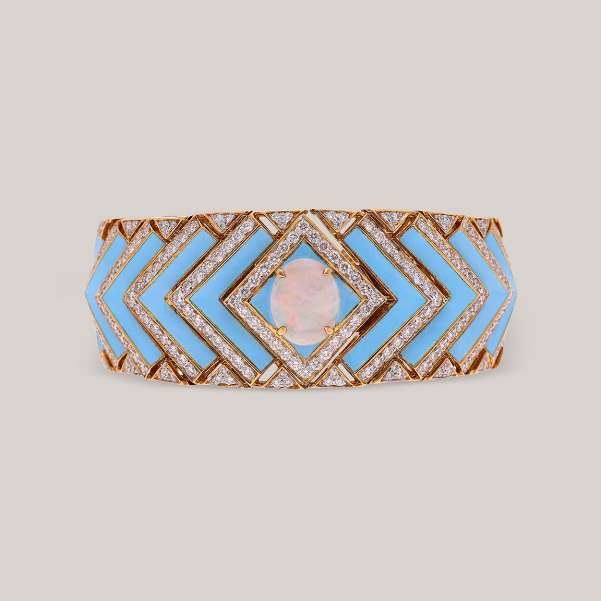 Opal Prism Diamond Cuff