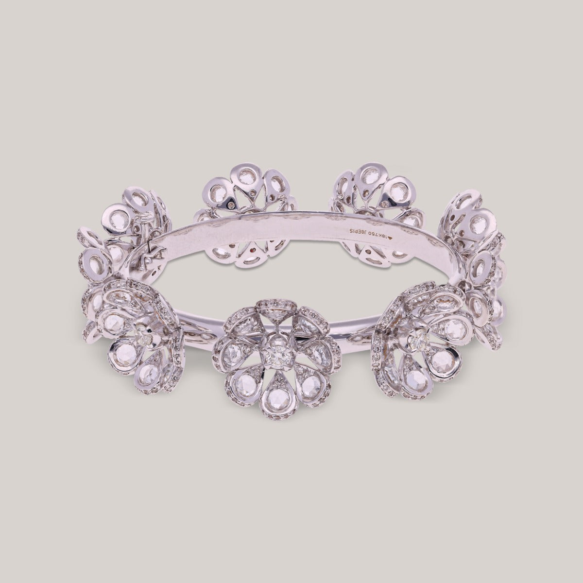 Defiant Charm Diamond Bangle