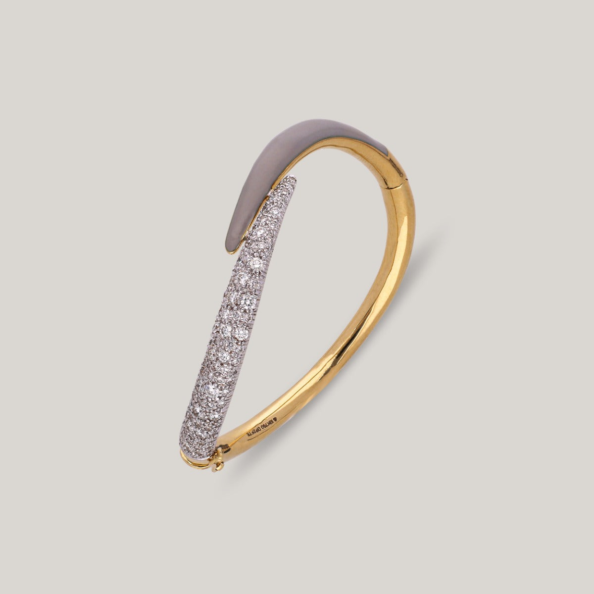 Ethereal Grey Charm Diamond Bracelet