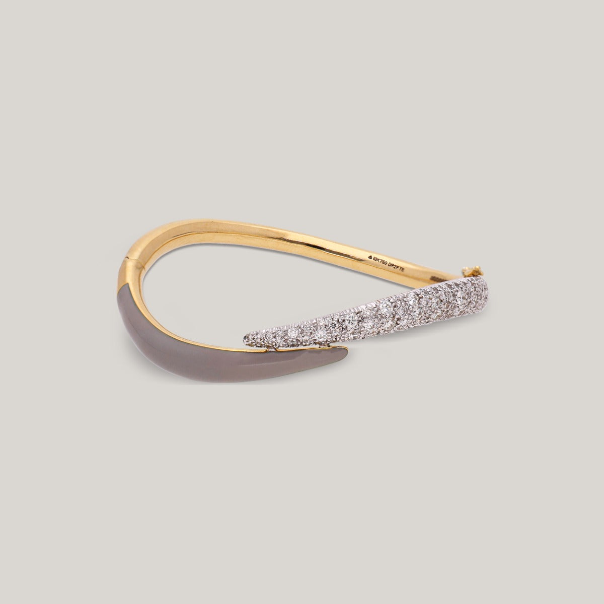 Ethereal Grey Charm Diamond Bracelet