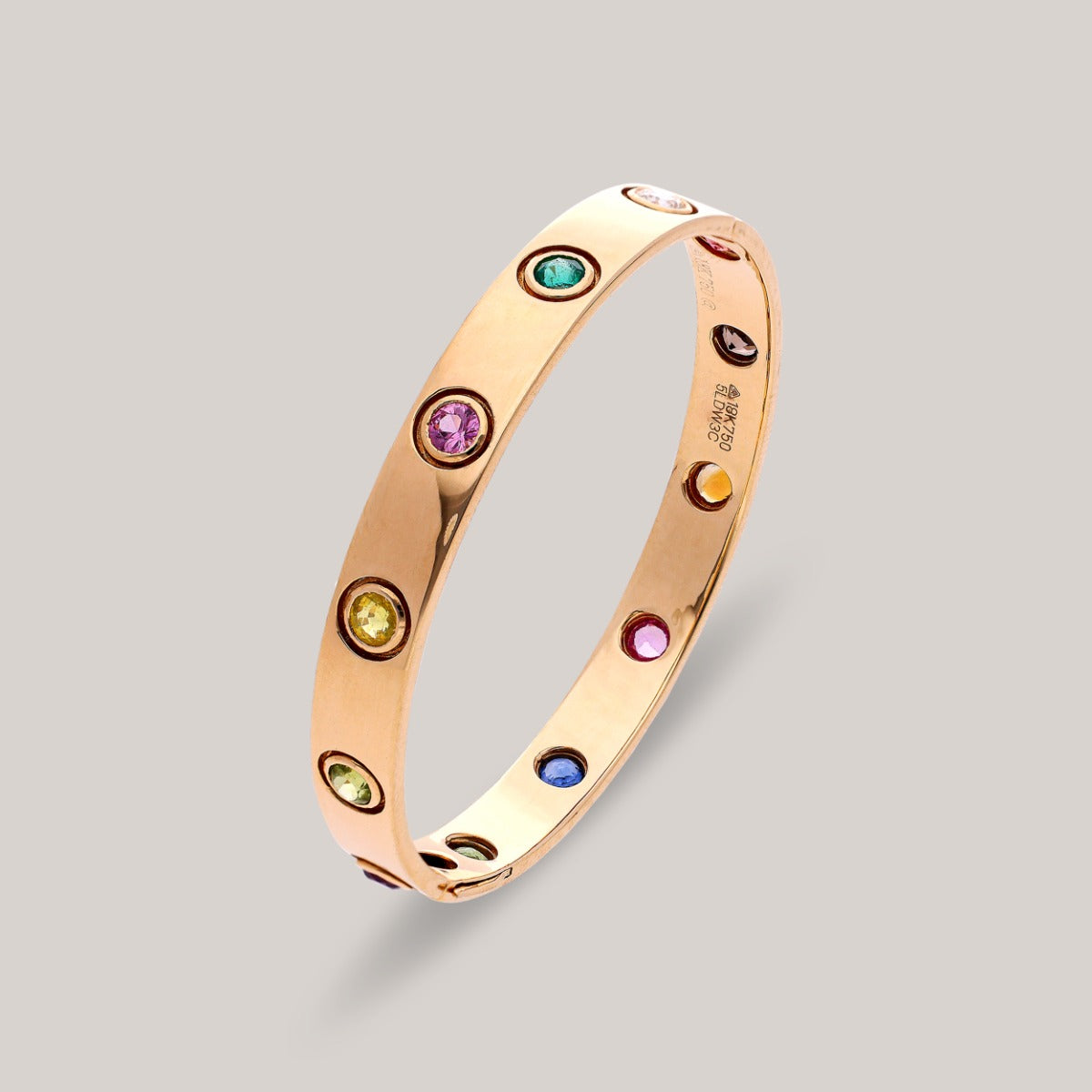 Royal Spectrum Diamond Bangle