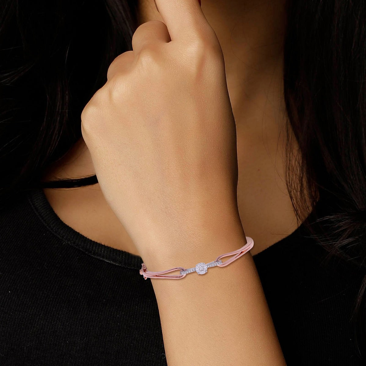 Elizabeth Loop Diamond Bangle
