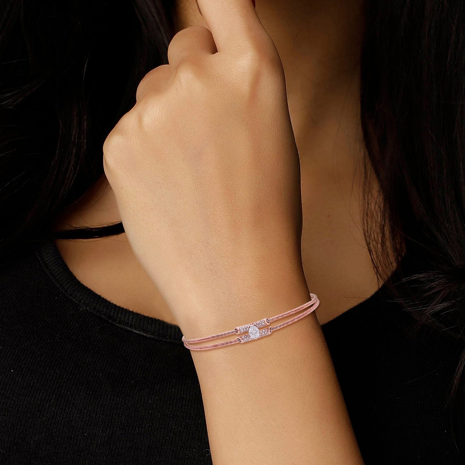 Luxe Luminescence Diamond Bracelet