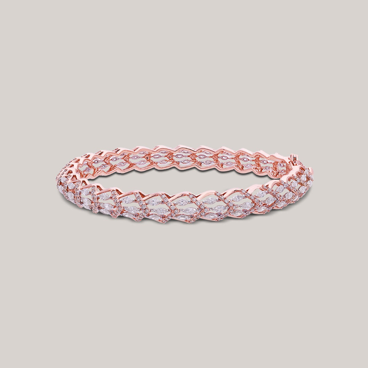 Crystal Cascade Diamond Bracelet