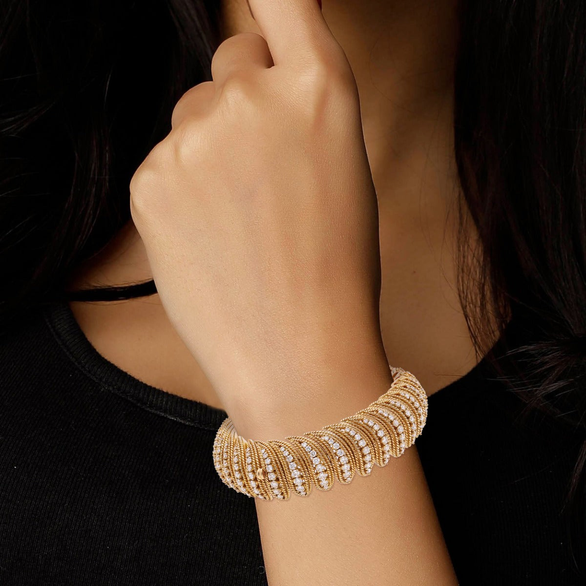 Farizaa Diamond Bangle