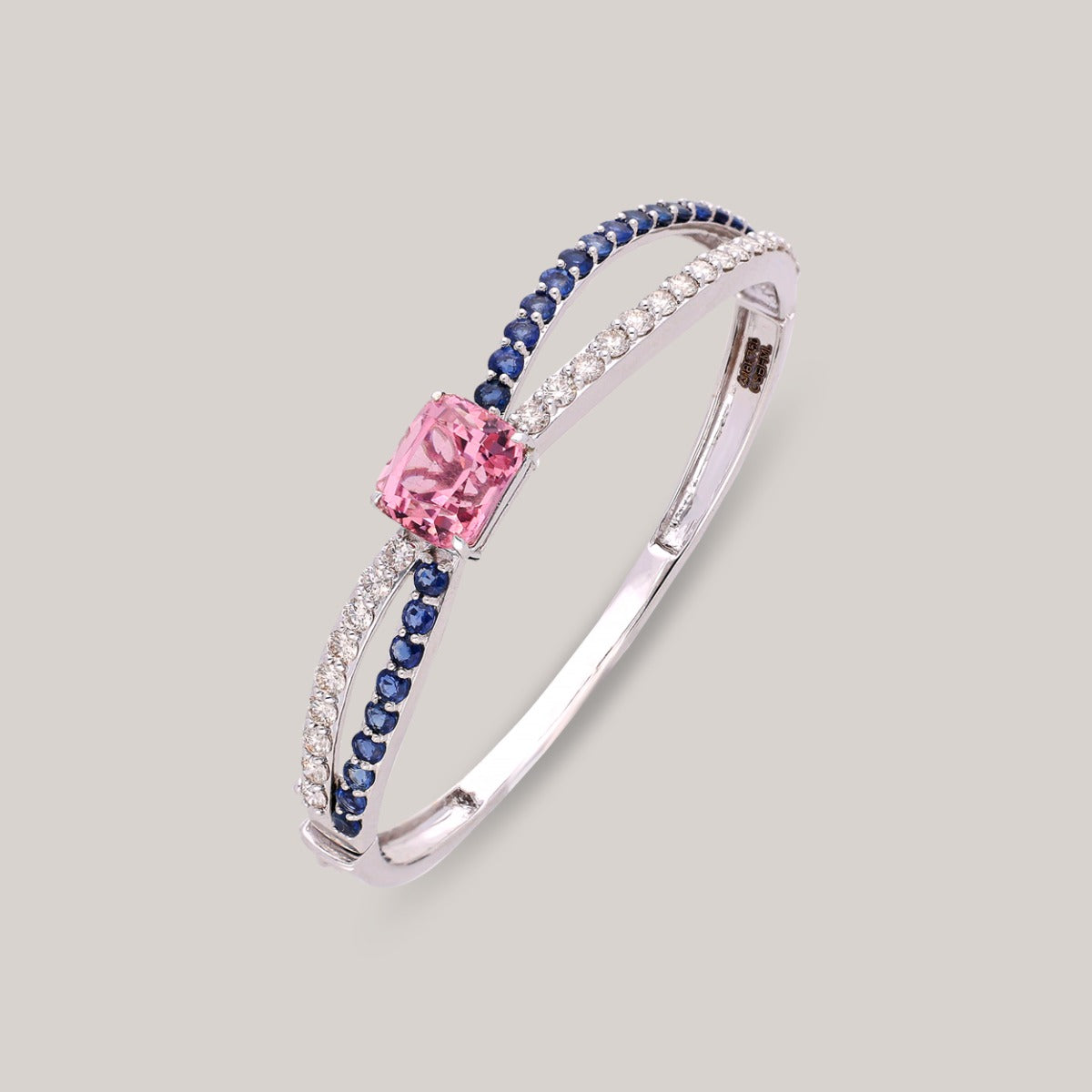 Luxe Tourmaline Twist Diamond Bracelet