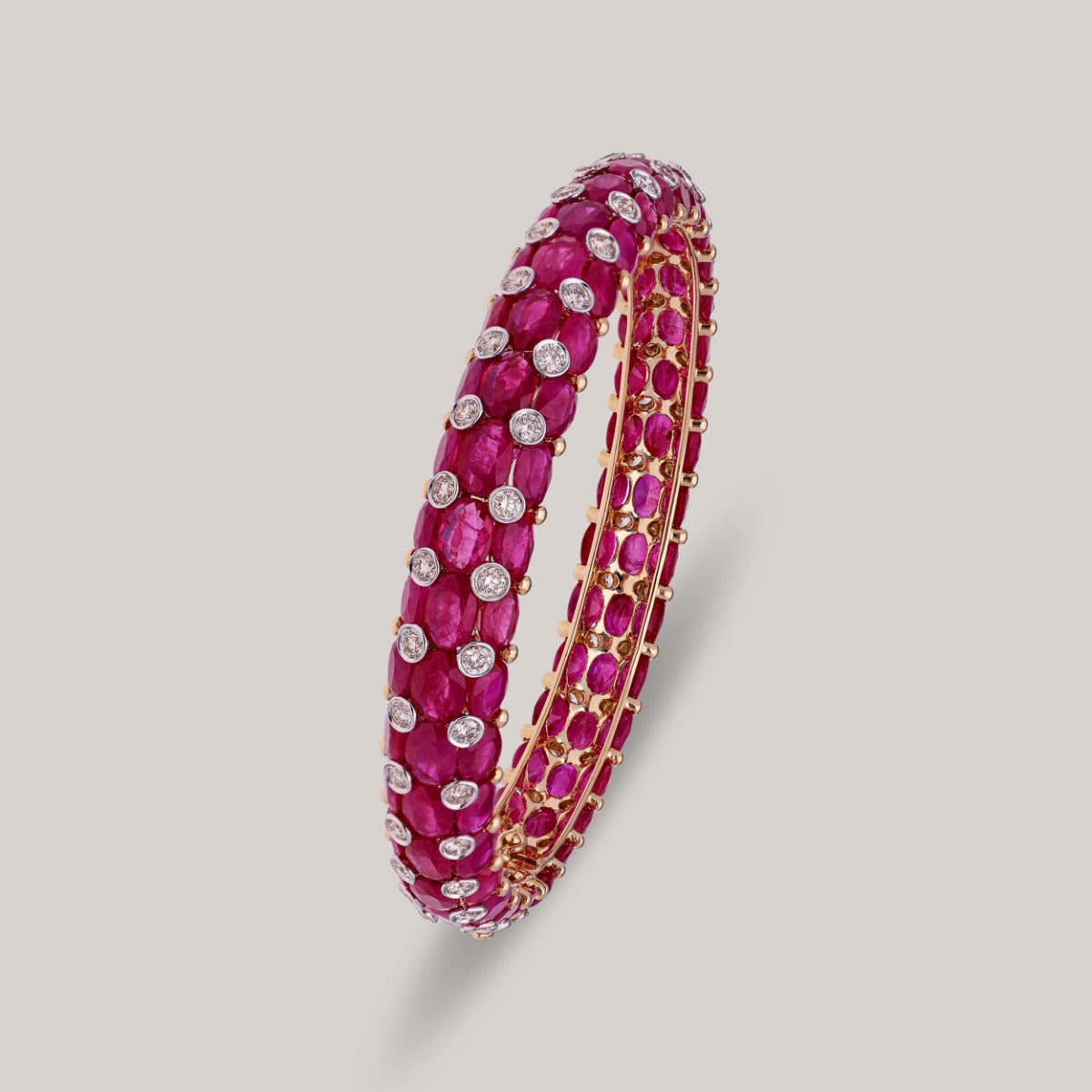 Ruby Diamond Bangle