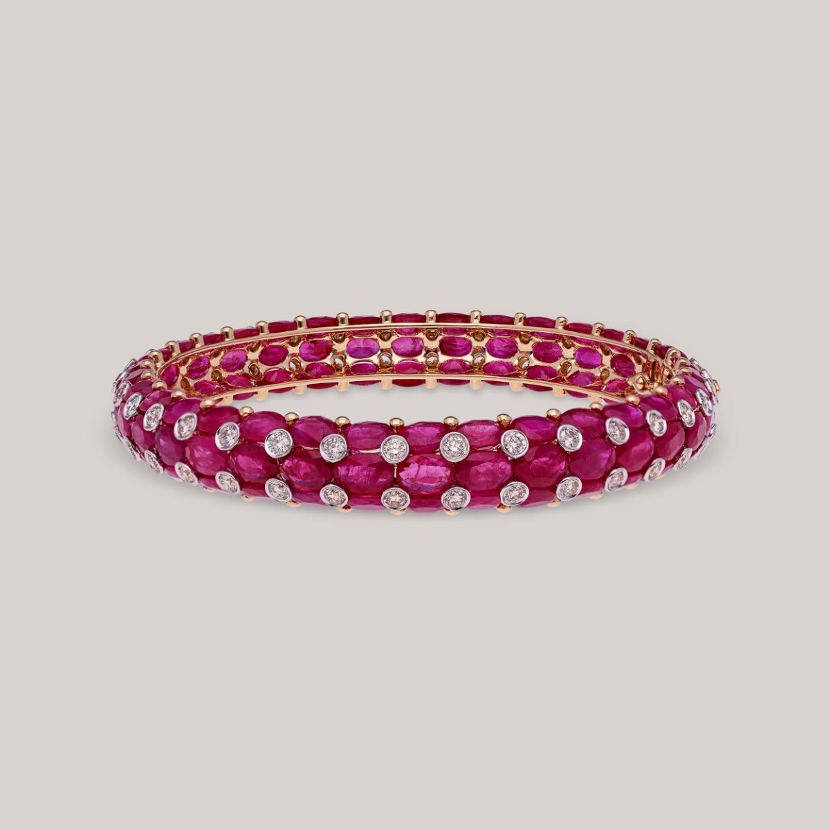 Ruby Diamond Bangle