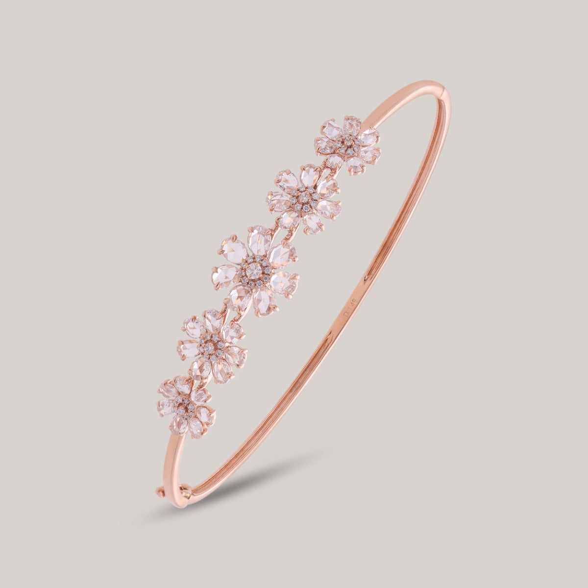 Blossom Sparkle Diamond Bangle